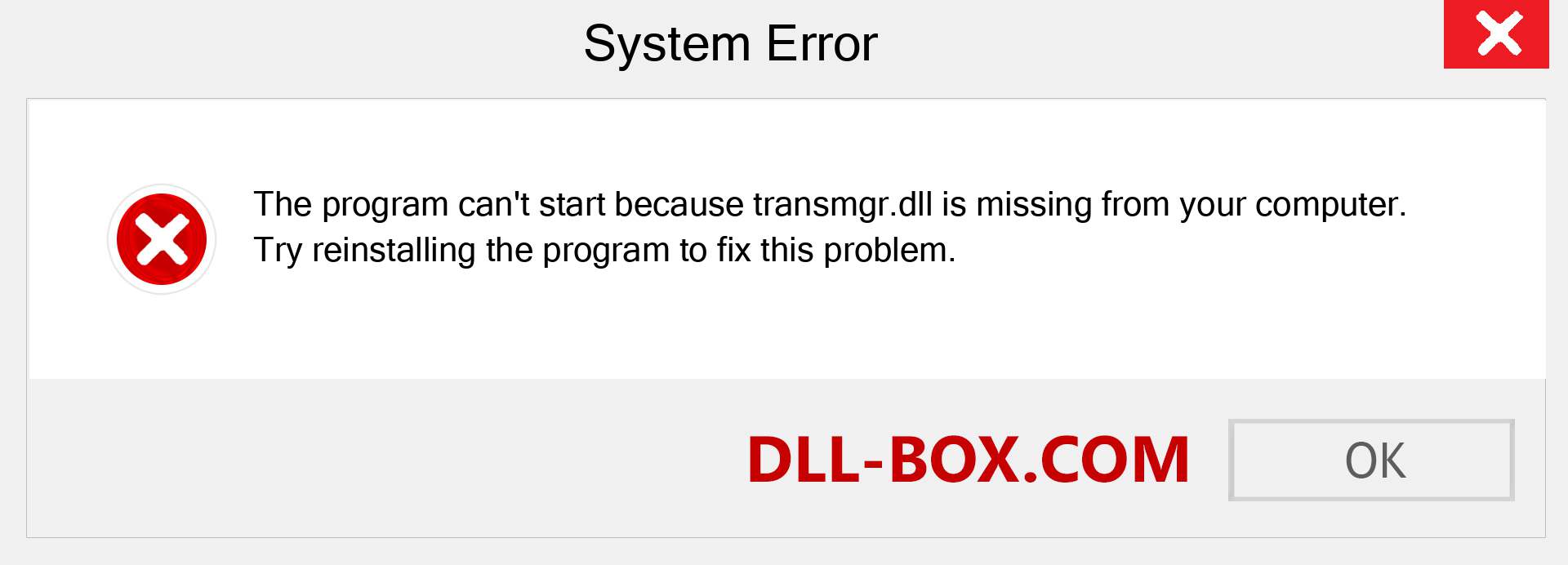  transmgr.dll file is missing?. Download for Windows 7, 8, 10 - Fix  transmgr dll Missing Error on Windows, photos, images